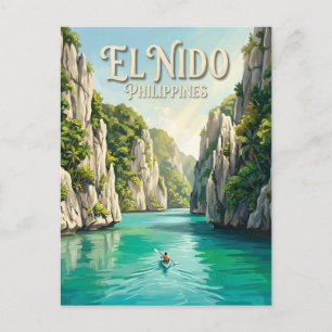 Carte Postale Grande Lagune, El Nido Philippines