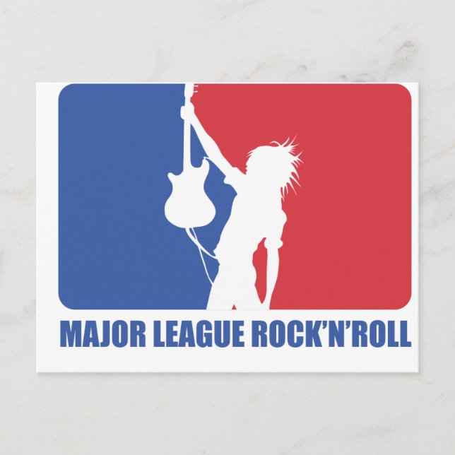 CARTE POSTALE - GRANDE LIGUE ROCK'N'ROLL (Devant)