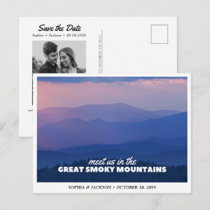 Carte Postale Grande Mariage dans les Montagnes Smoky, Réservez