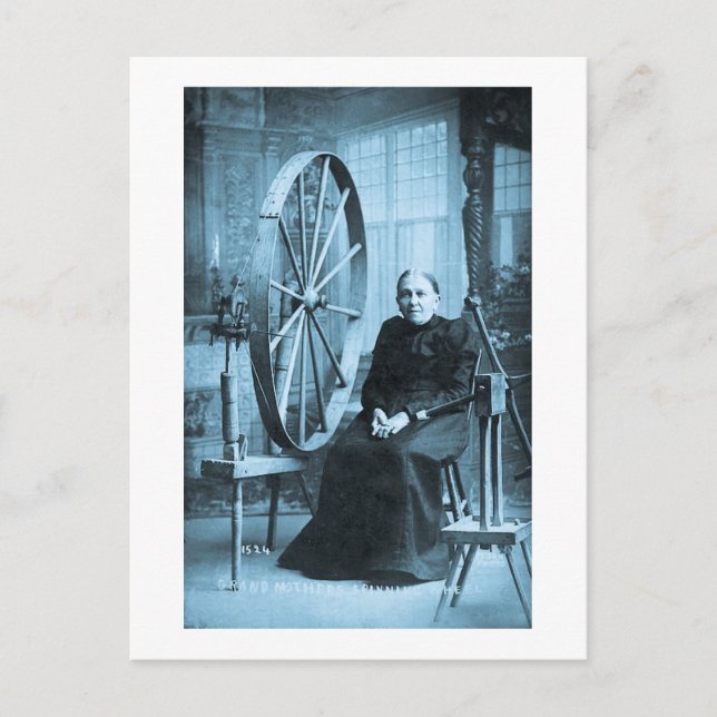 Carte Postale Grande-mère à roue de rotation Louis Pesha (Devant)