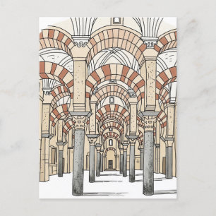 Carte Postale Grande Mosquée de Cordoue Espagne Voyage