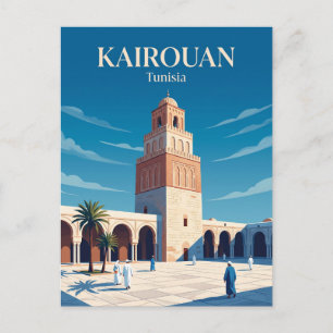 Carte Postale Grande Mosquée de Kairouan Tunisie