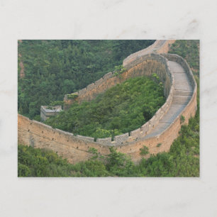 Carte Postale Grande Muraille de Chine à Jinshanling, Chine.