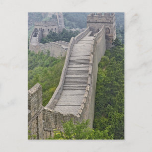 Carte Postale Grande Muraille, Jinshanling, Chine