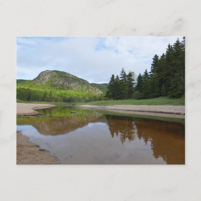 Carte Postale Grande réflexion de tête à Sand Beach (Devant)