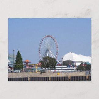 Carte Postale Grande roue de Navy Pier