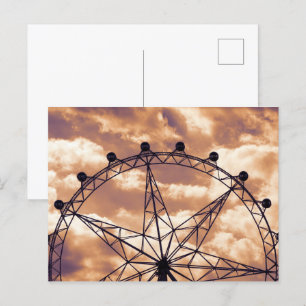 Carte Postale Grande roue sur ciel