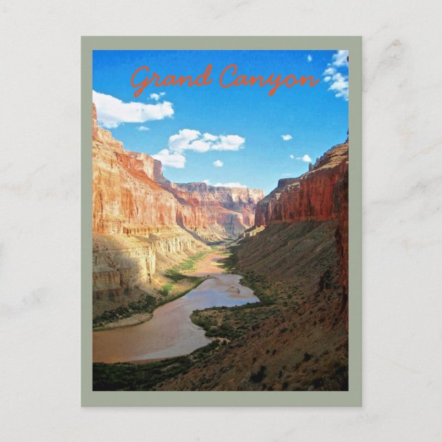 Carte Postale Grande Vue sur le Grand Canyon (Devant)