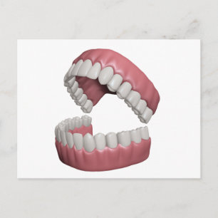 Carte Postale grandes dents de sourire