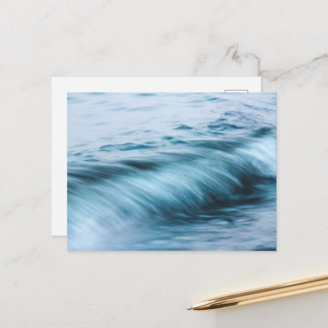 Carte Postale Grandes ondes d'exposition (Devant/Arrière en situation)