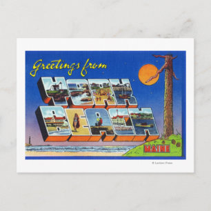 Carte Postale Grandes scènes de lettres, salutations de