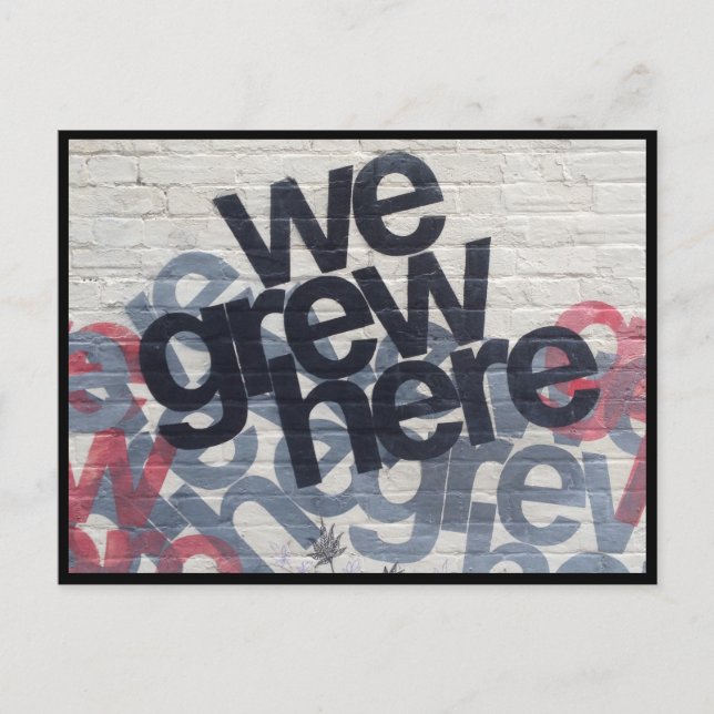 Carte Postale grandir (Devant)