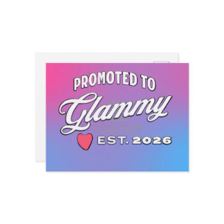 Carte Postale Grandma Promotion For New Baby In 2026
