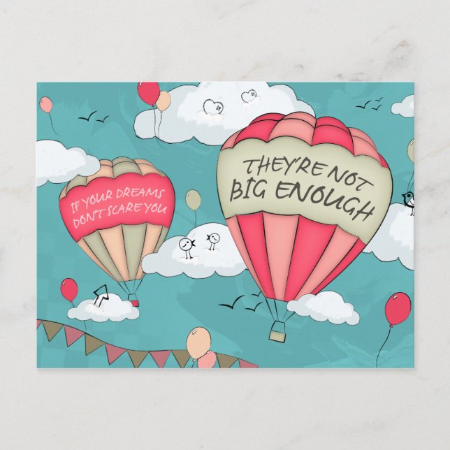 Carte Postale Grands rêves (Devant)
