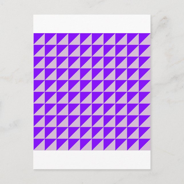 Carte Postale Grands Triangles - Chardon et violet (Devant)