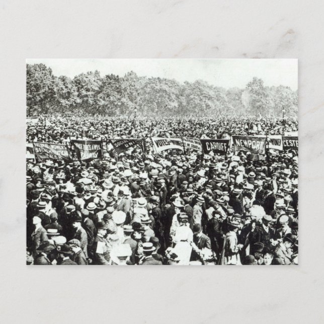 Carte Postale Grands votes pour la démonstration de femmes en (Devant)