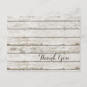 Carte Postale grange rustique en bois de grange merci pour votre