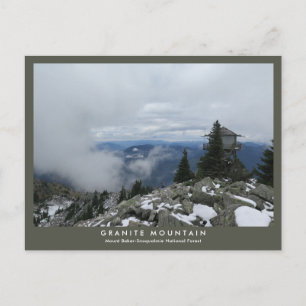 Carte Postale Granite Mountain — Parmi les nuages