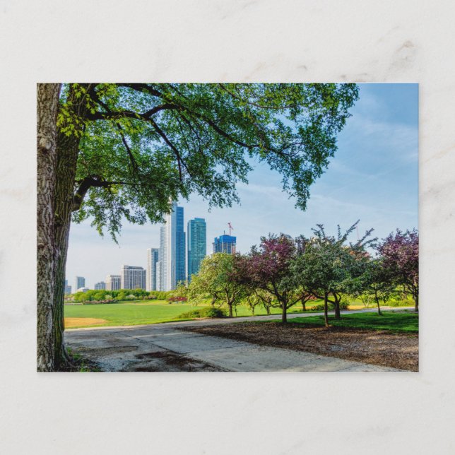 Carte postale Grant Park Morning Walk (Devant)