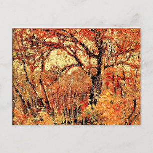 Carte Postale Grant Wood - Le Paysage d'Automne