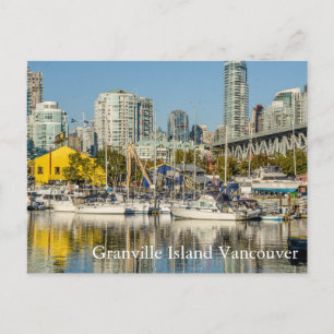 Carte Postale Granville Island Vancouver BC