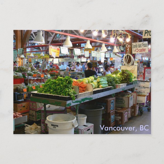 Carte Postale Granville Market - Vancouver (C.-B.) (Devant)