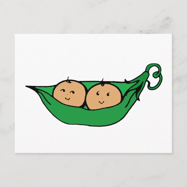 Carte Postale Graphique à deux puces (Devant)