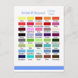 Carte Postale Graphique couleur1