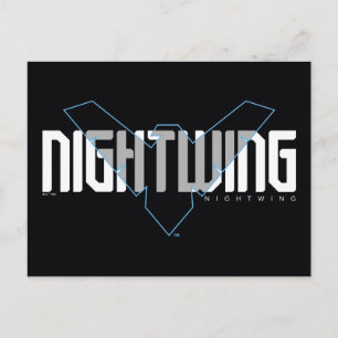 Carte Postale Graphique de nom high-tech Nightwing