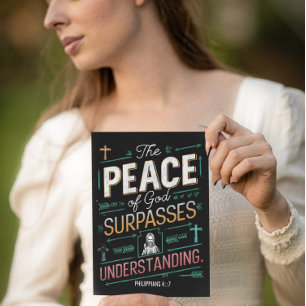 Carte Postale Graphique de paix divine