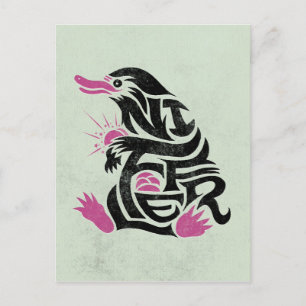 Carte Postale Graphique de typographie NIFFLER™