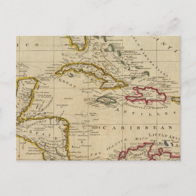 Carte Postale Graphique des Antilles 3 (Devant)