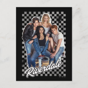 Carte Postale Graphique du groupe Retro Riverdale