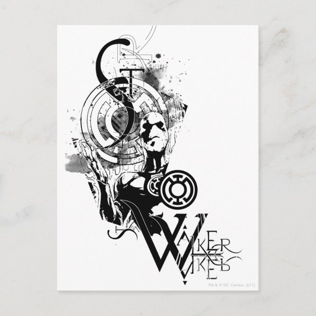 Carte Postale Graphique en lanterne bleue 2 (Devant)