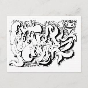 Carte Postale Graphique en pourcentage