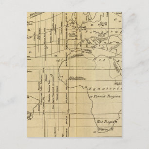 Carte Postale Graphique isothermique