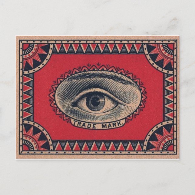 Carte postale graphique vintage (Devant)