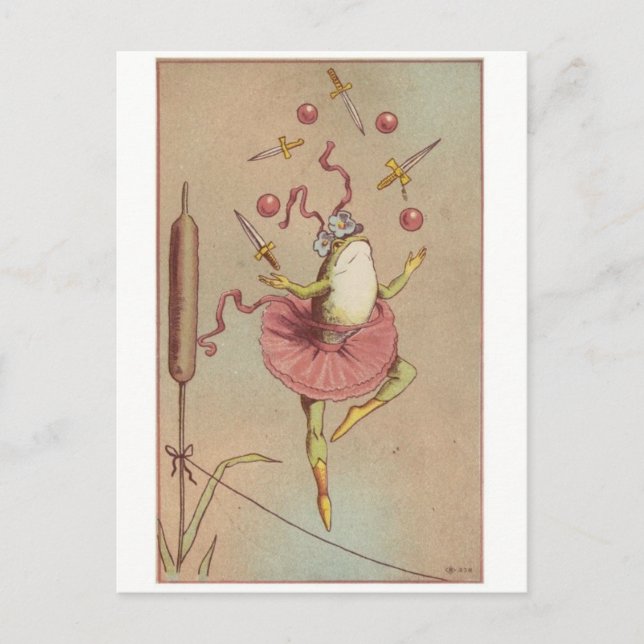 Carte postale graphique vintage (Devant)