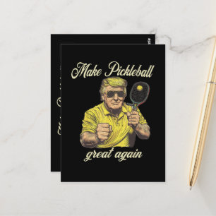 Carte Postale Graphiques amusants pour les amateurs de pickle ba