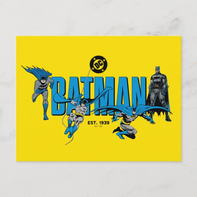 Carte Postale Graphisme Batman Legends Forever (Devant)