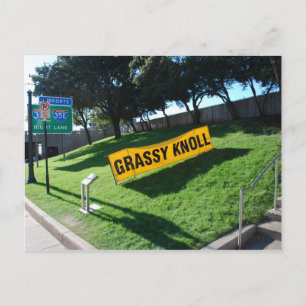 Carte Postale Grassy Knoll à Dealey Plaza