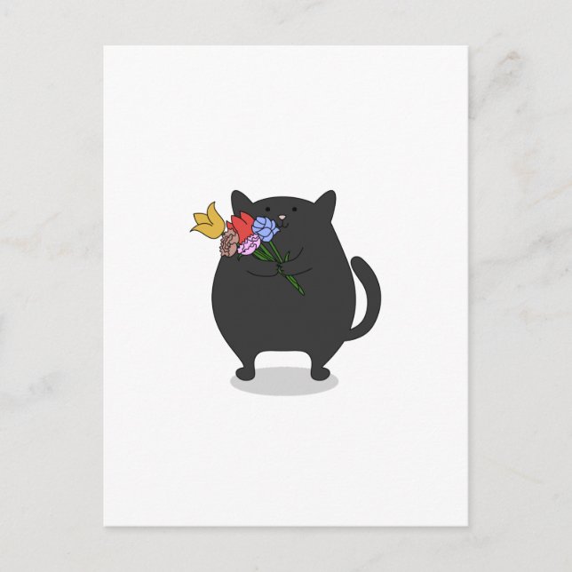 Carte Postale Grateful Kitty (Devant)