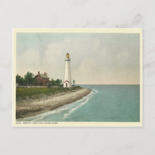 Carte Postale Gratiot Light Michigan