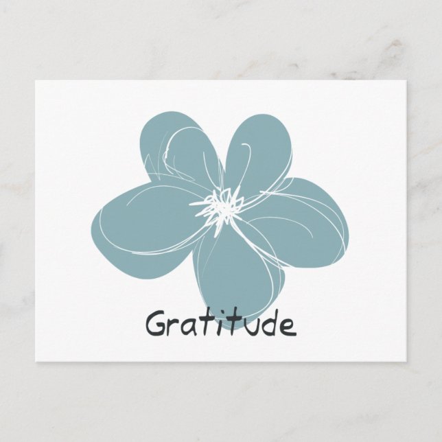Carte Postale Gratitude (Devant)
