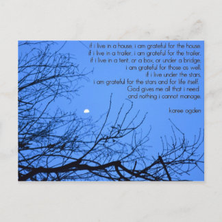 Carte Postale gratitude