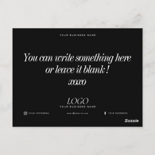 Carte Postale Gratitude dans les affaires : un Merci sincère