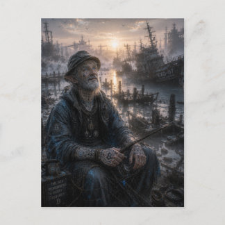 Carte Postale Gratitude / Pêcheur / Un Havre Tranquille