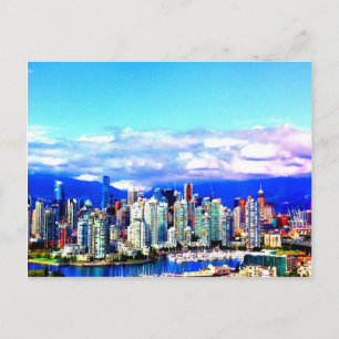 Carte Postale gratte-ciel de vancouver canada