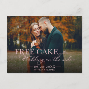Carte Postale Gratuit Gâteau Mariage Drôle Enregistrer La Date P