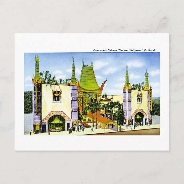 Carte Postale Grauman's Chinese Theatre, Hollywood (Devant)